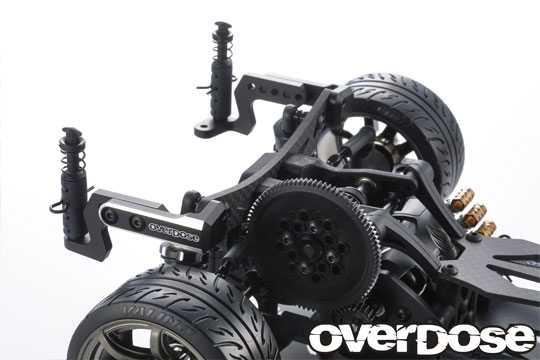 overdose JT ESCマウント　GALM Overdose Aluminum JT Rear ESC Mount Set Black For GALM Vacula II
