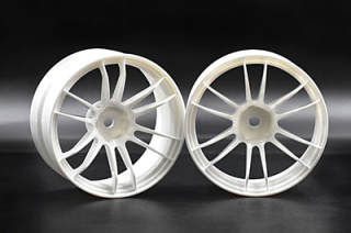 RW-UL12W8  Reve D Competition Drift Wheel "UL12" White (Offset 8mm, 2pcs)