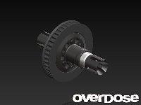 OVERDOSE OD1436 Front Oneway Pulley Set (For Vacula / Black)