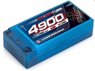 LRP 4900 - Shorty - 110C/55C - 7.6V LiPo - 1/10 Outlaw Car Line Hardcase