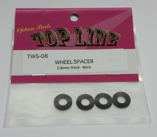 TWS-08 wheel spacer 0.8mm thick