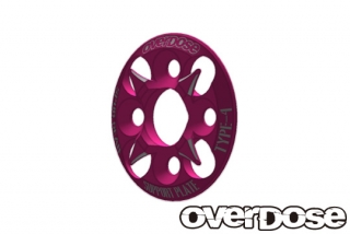 OVERDOSE OD1659 Spur Gear Support Plate Type-4 (Pink)