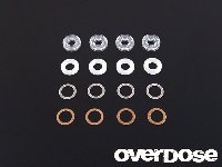 OD1169b Shock oil seal set(X ring-Shaft guide-Shim) Vacula, Divall,XeX,TRF, etc.
