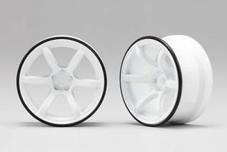 RP-6313W6  Racing Performer High Traction Drift Wheel (6 mm Offset / White)