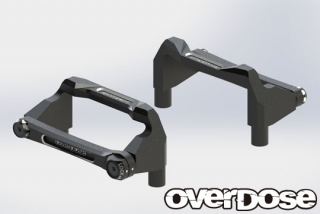 OVERDOSE OD2527b Aluminum Battery Holder Set (For OD/Black)