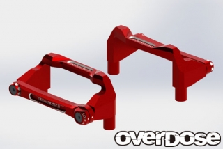 OVERDOSE OD2526b Aluminum Battery Holder Set (For OD/Red)