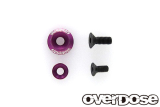 OVERDOSE OD2719 Wheel Washer Set / Purple (For OD2713-8 / 1pc)