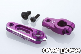 OVERDOSE OD2802  JT Aluminum Direct Servo Horn 23 (Purple/Sanwa, KO)