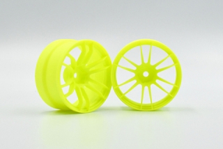 Reve D Competition Drift Wheel "UL12" Yellow (Offset 6mm, 2pcs)