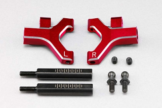 Y2-R08FSC  YD-2 Aluminum Front Short Lower A arm Set (Red/Bevel edge)