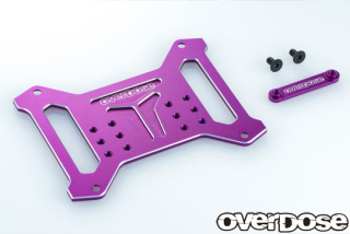 OVERDOSE OD2880 Aluminum Battery Plate Set (For GALM, GALM ver.2 / Purple)