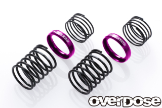 OVERDOSE High Performance Twin Spring1.2-2070 (w/Helper Spring/2pc/Purple)