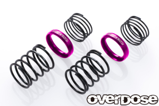 OVERDOSE High Performance Twin Spring1.2-2060 (w/Helper Spring/2pc/Purple)