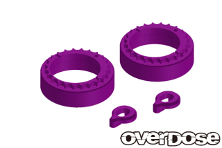 OD3739  Aluminum Bearing Adaptor ＆ Bearing Stopper Set (For GALM series/Purple)