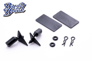 BB-RP-002 BUZZ BREAKE  Door mirror Type-A and license plate 4 piece set