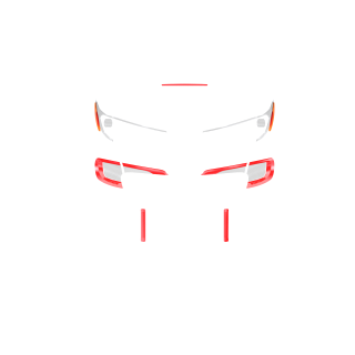 24K3317  Corolla GR Light Lenses