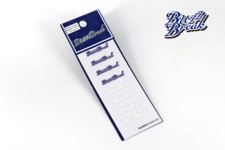 BB-ST-007  BUZZ BREAK  Cut-Out Rim Sticker (BuzzBreak Standard Type / Blue ・White)