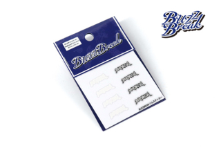 BB-ST-010  BUZZ BREAK  Cut-Out Rim Sticker (BuzzBreak Graffiti Type / White ・Black)
