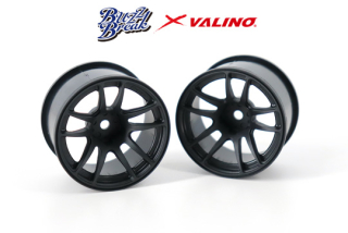 BB-RW-026 BUZZ BREAK  VALINO N820S Wheel R-SPEC 30mm (Black/ OFF+9)