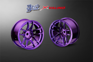 BB-RW-018 BUZZ BREAK  VALINO N820S Wheel 26mm (BB Chrome Purple/ OFF+7)