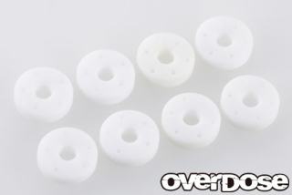 OD2263a Machined POM Resin Shock Piston Set For HG Shock/0.5x5,0.5x6,0.6x5,0.6x6