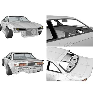 ADDICTION AD-HB22I NISSAN SILVIA (S14) Inner Parts Set