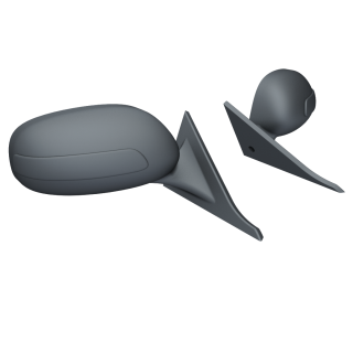 24K2203 Side Mirrors For Nissan Silvia S14 Zenki