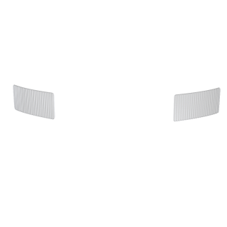 24K7012 Fog Lights Lens For Corvette C6 Z06