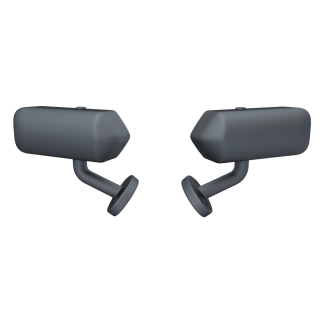 24K7016 Side Mirrors For D-Saito Wide Kit