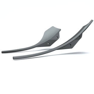 24K3110 Rear Canards For Seiji Nissan S14 Kouki